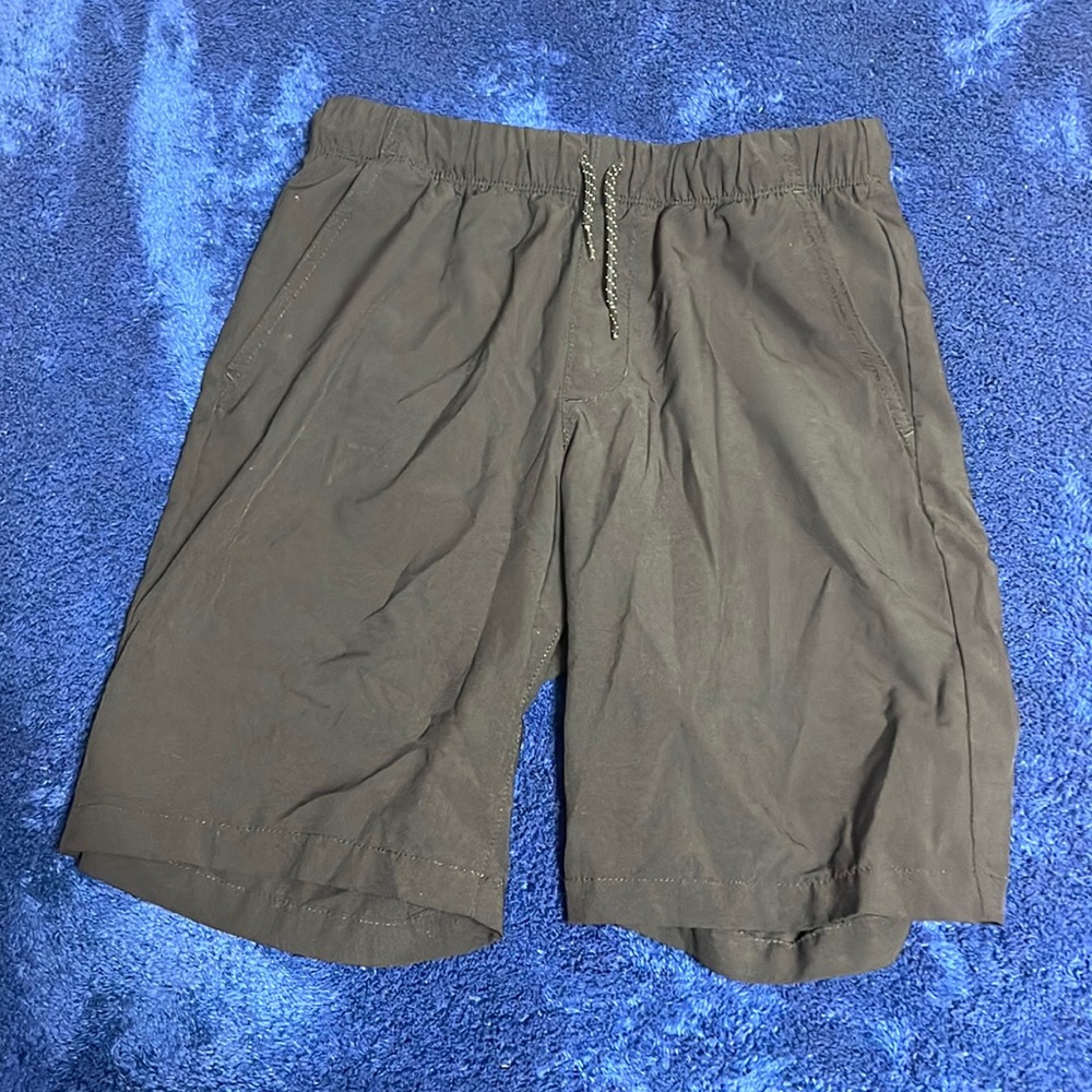 Black above the knee shorts